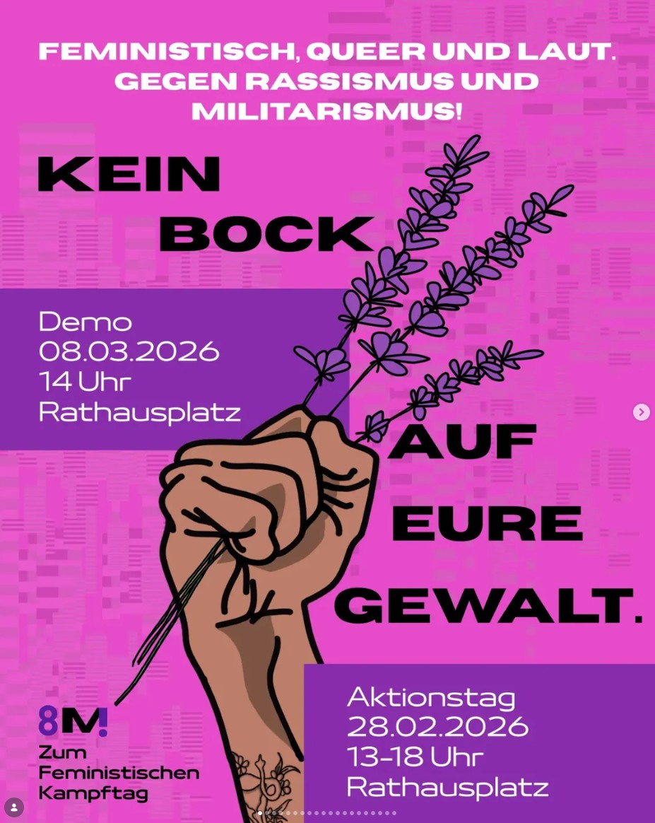 Demo am Internationalen Frauentag